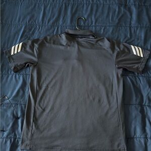 Men’s short sleeve, Adidas polo shirt, blue. Medium